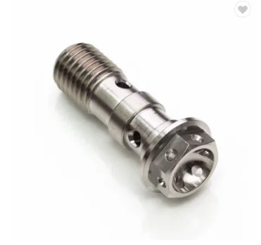 DIN 6921 M6 M8 Banjo gr5 titanium flange bolt for motorcycle