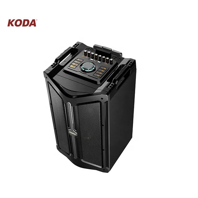 hi-fi multimedia active pa system outdoor portable trolley speaker