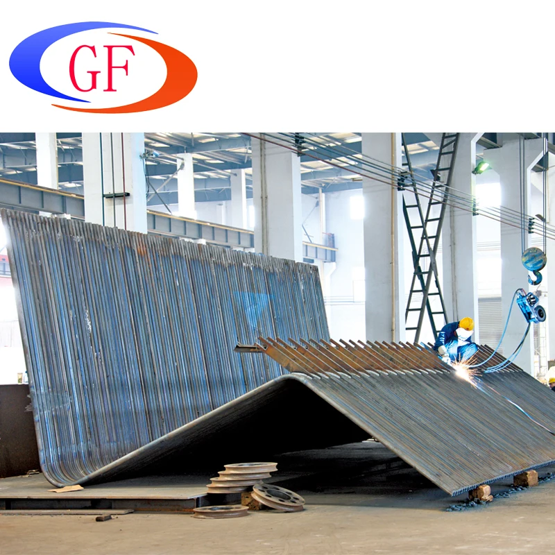 Carbon Steel Boiler Spare Parts Waterwall Panel For Water Tube  Boiler power station