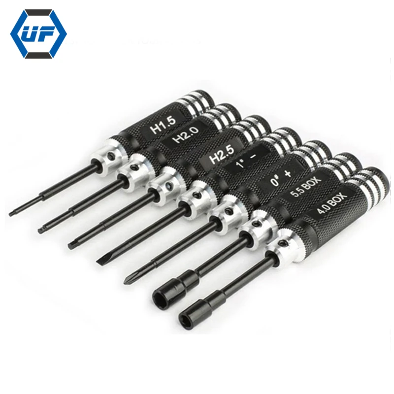 Factory Hexagon Phillips Slotted Spanner Box Screwdriver Screw Driver Tool Kit Set for RC Helicopter Plane Car Repair