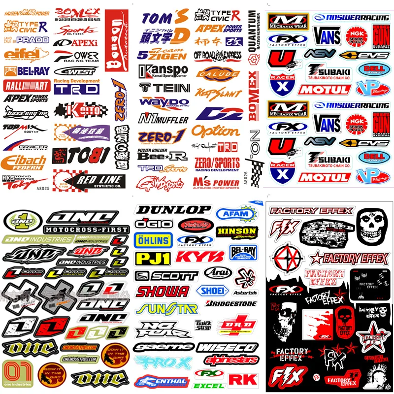 drop shipping Electric vehicle motor bike decorative vinyl waterproof sticker design for motorcycle sticker set