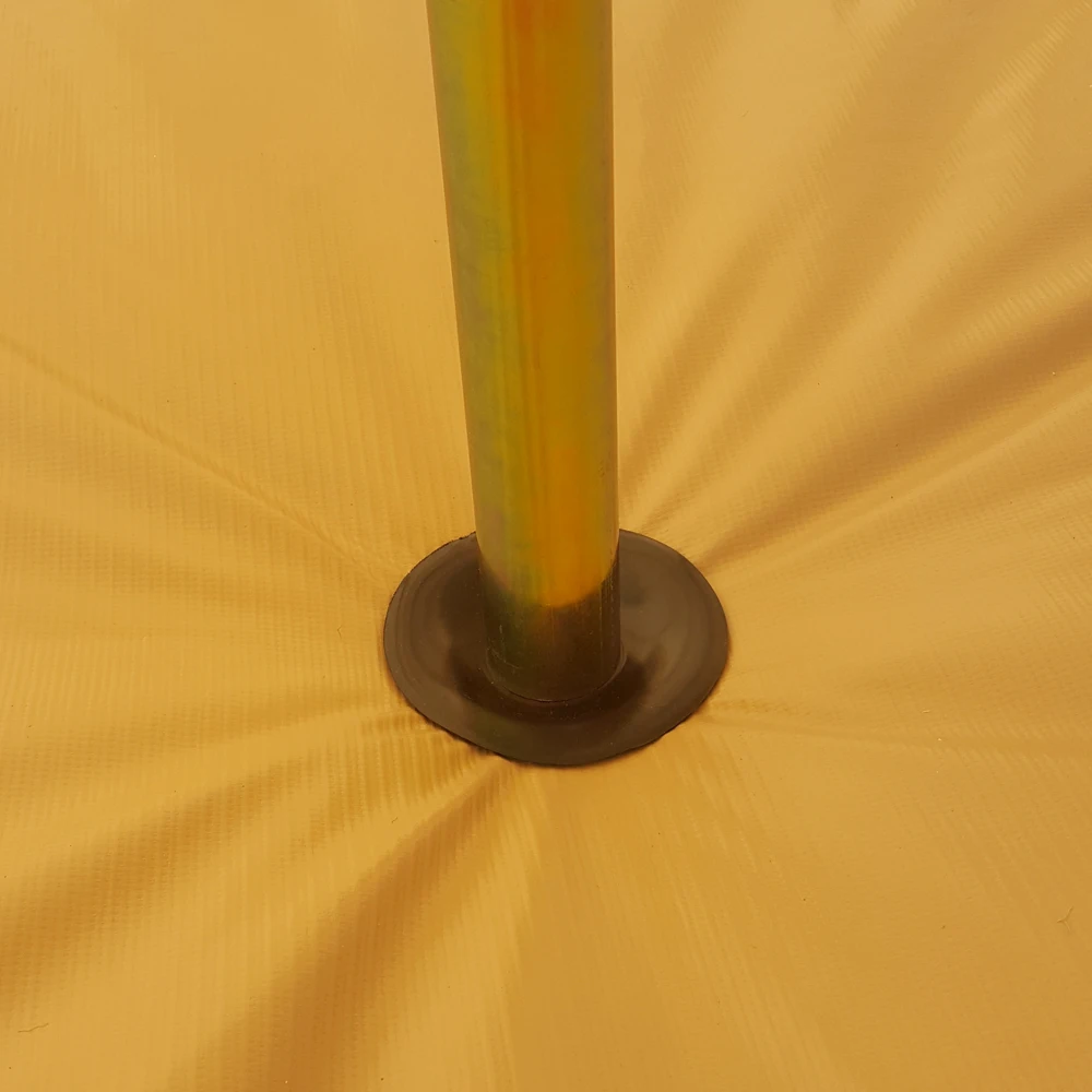 Glamping equipment outdoor wholesale beige camping cotton bell tent