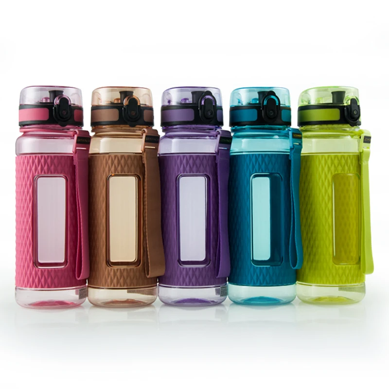 
One Click Open Eco-Friendly Tritan Sports Water Bottle 