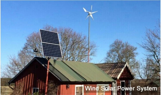 Tanfon hybrid solar wind power mini wind solar hybrid power system wind turbin 1 kw-50kw