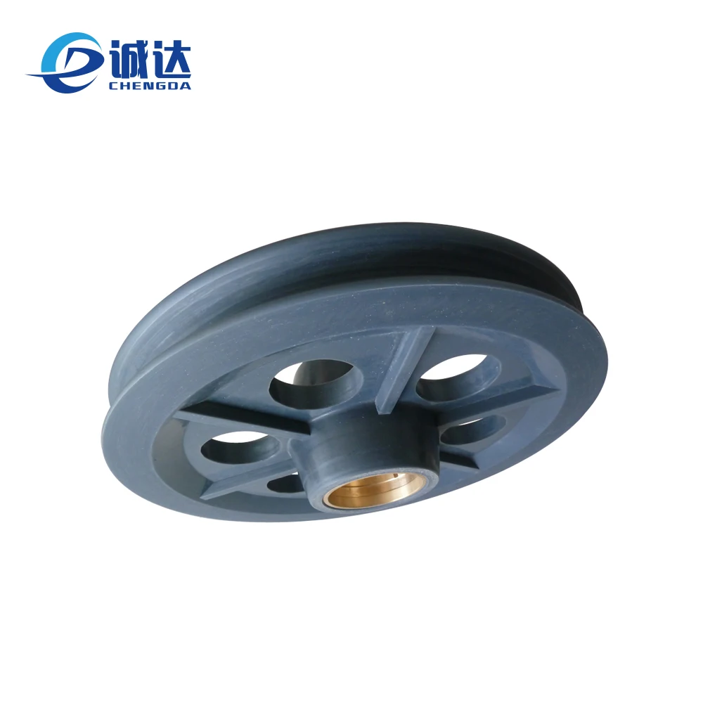 Construction machinery nylon u groove type plastic pulley wheels