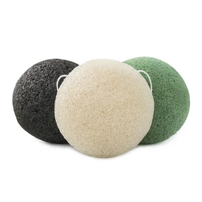 
2019 Best Factory Supplier Oem Facial Cleaner Makeup Sponges Top Import Magic Konjac Sponge Wholesale With Charcoal 