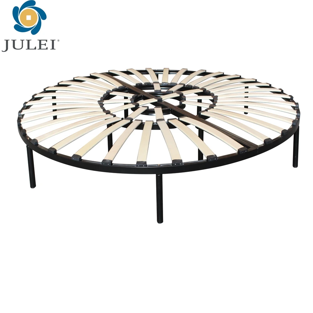 Metal Furniture Bedroom Sets king Round Platform Bed DJ-PQ06 king Size Bed Furniture