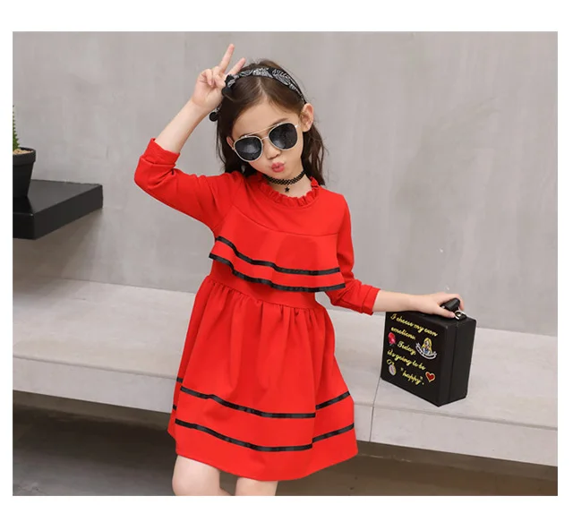 Hao Baby Western Style Of The Girls Fall On The New Dress Girls Dress Names With Pictures