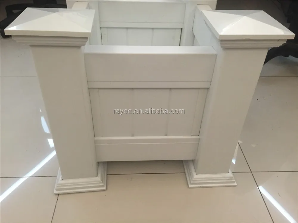 Устойчивые к ультрафиолетовому излучению панели ограждения из ПВХ valla de