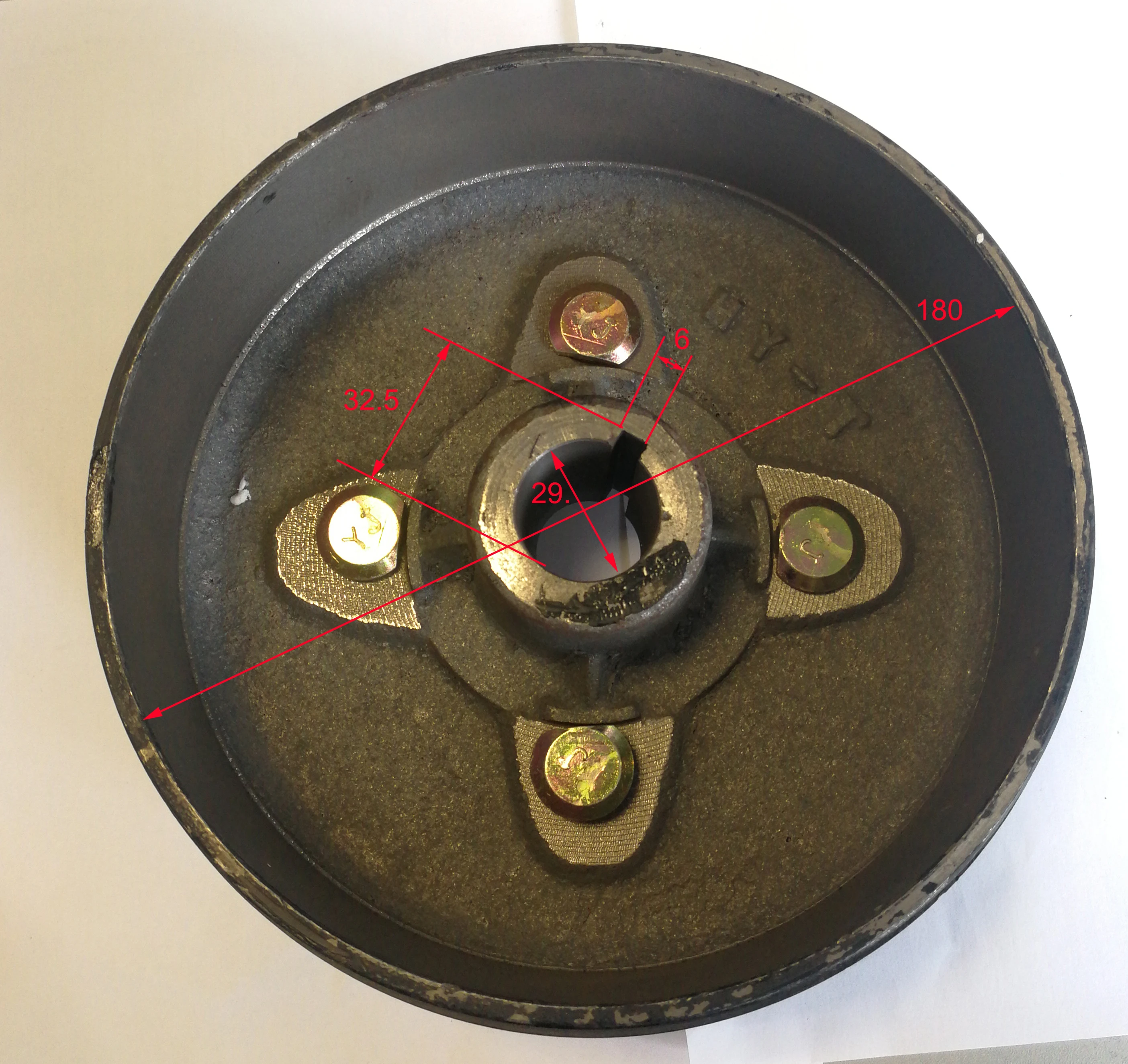3 wheel motorcycle hub180mm for China tricycle/China tricycle hub rim 180mm/China tricycle parts