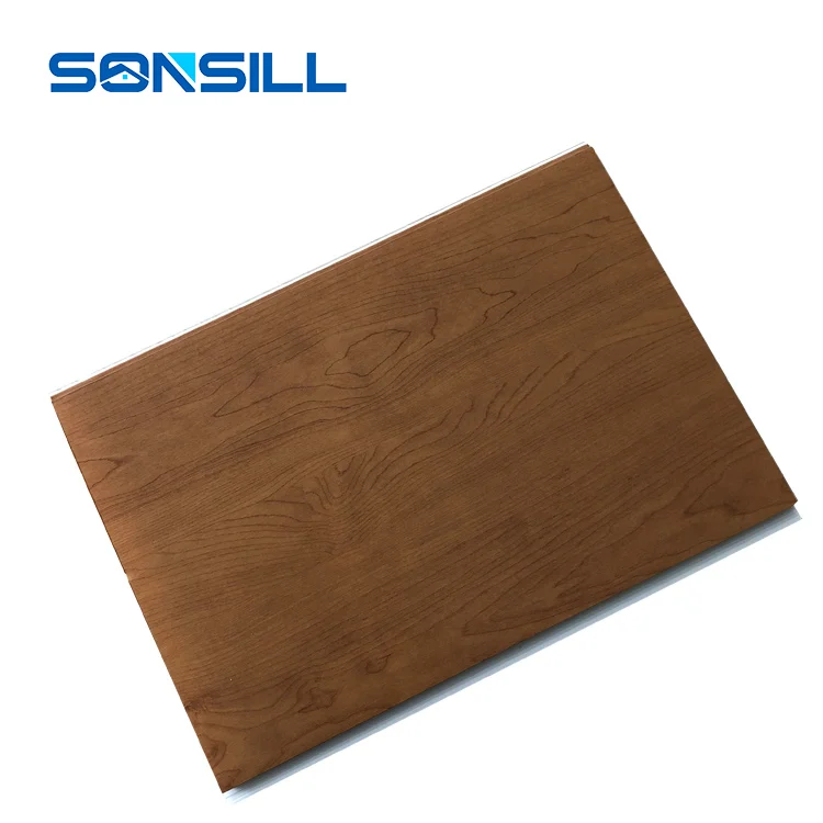 Деревянный Цветной ламинирование пластик листовой ПВХ потолочная панель