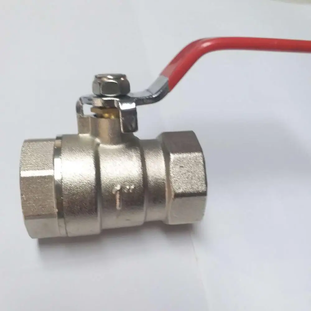 High quality  female thread Brass Ball Valve  for water and gas systems with long handle