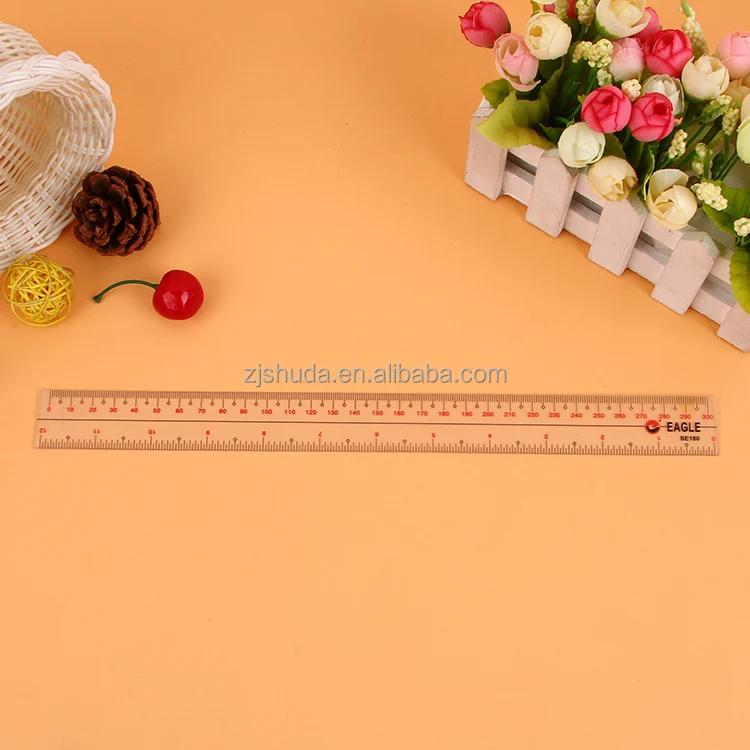 Promotional school gifts scale ruler wholesale pp plastic ruler