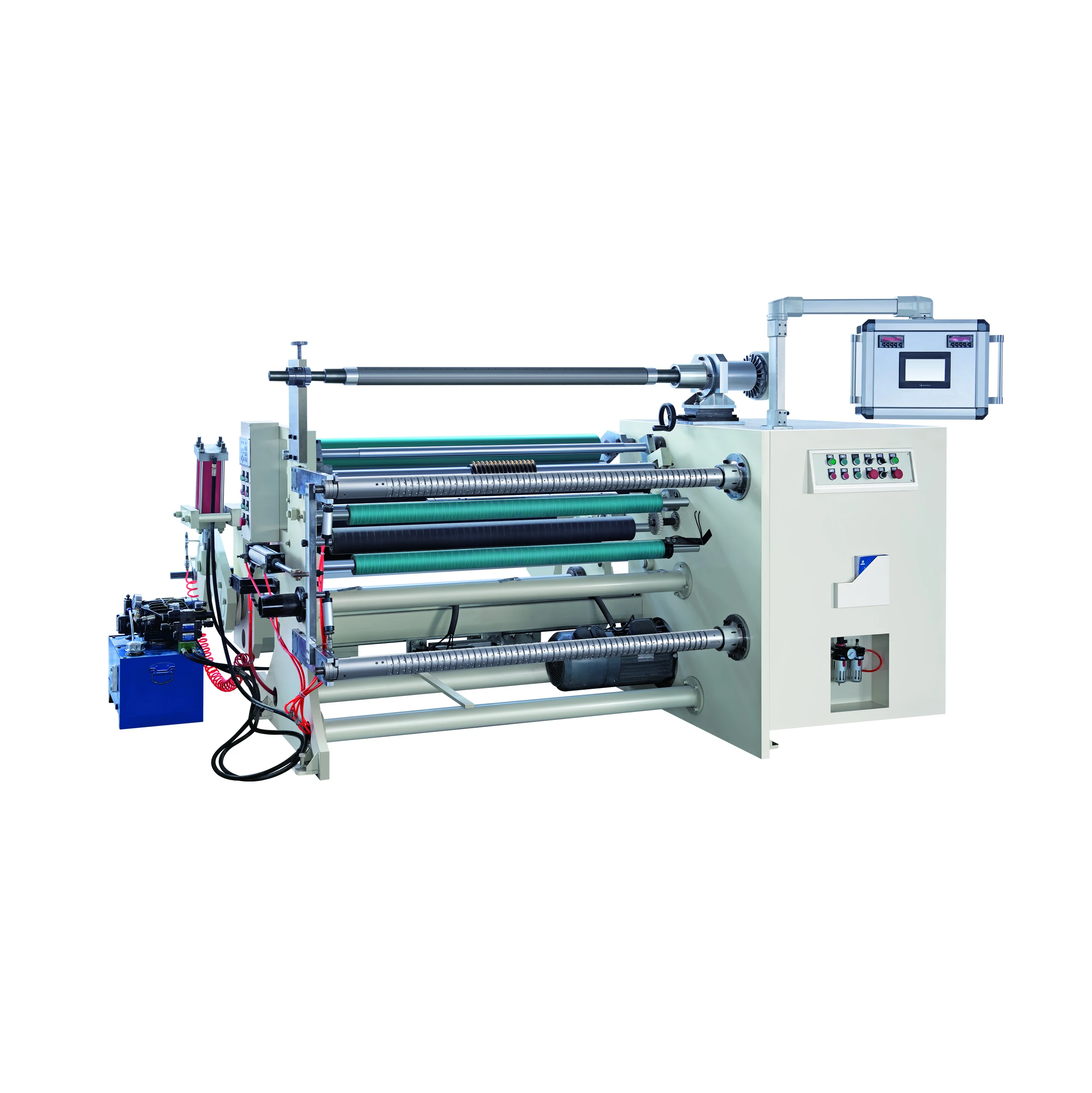 
High speed medical consumables adhesive tape/bandage slitting rewinding machine 