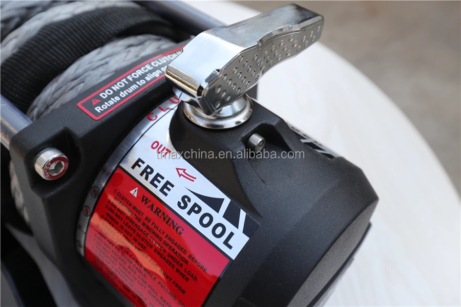 T-MAX Musclelift 12V Steel Cable Rope Electric Motor Winch 12500 lbs for 4x4 Car atv Auto Truck