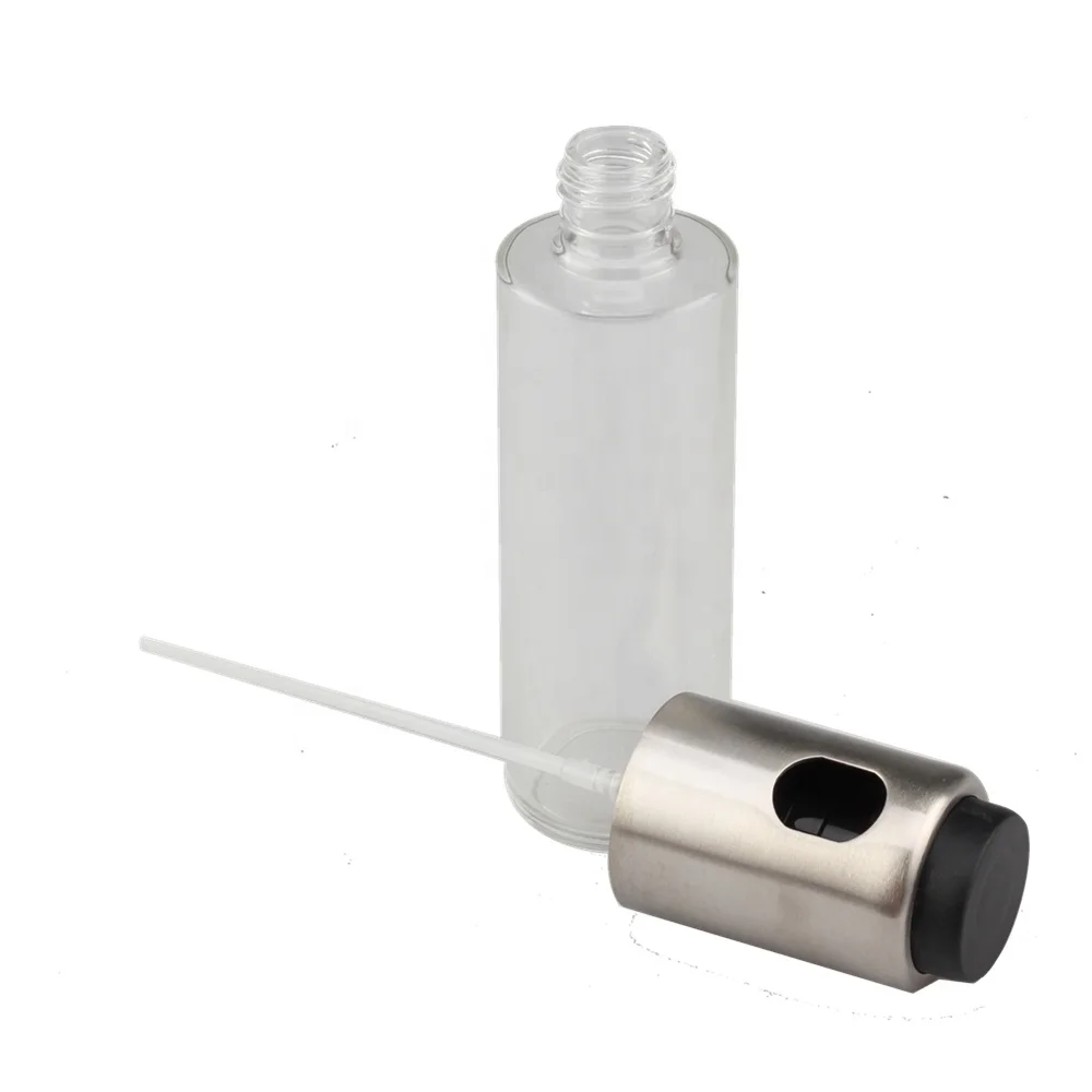 Glass Olive Spraying Oil Bottle Sprayer Stainless Steel Oil Pot Leak-Proof Drops Spice Jar Seasoning Kitchenware Tools