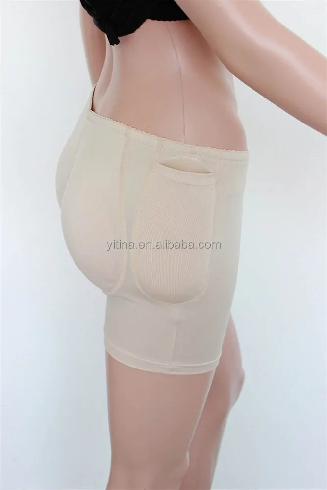 4pcs Silicone Pads Push up panties SL005 Sexy Silicone Butt Pads Enhancer False Ass Lift Silicon Fake Buttocks Padded Panties