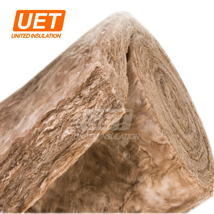 insulation glass fiber chocolate color glass wool  R11 R19 R21 R30 glass wool blanket 381mm 430mm 584mm width