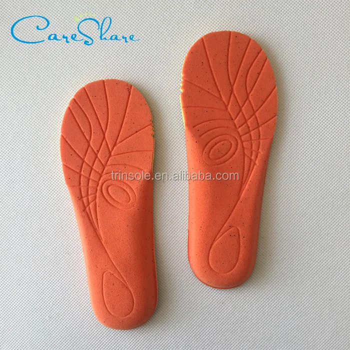 Ортопедические стельки с поддержкой свода стопы для детской обуви