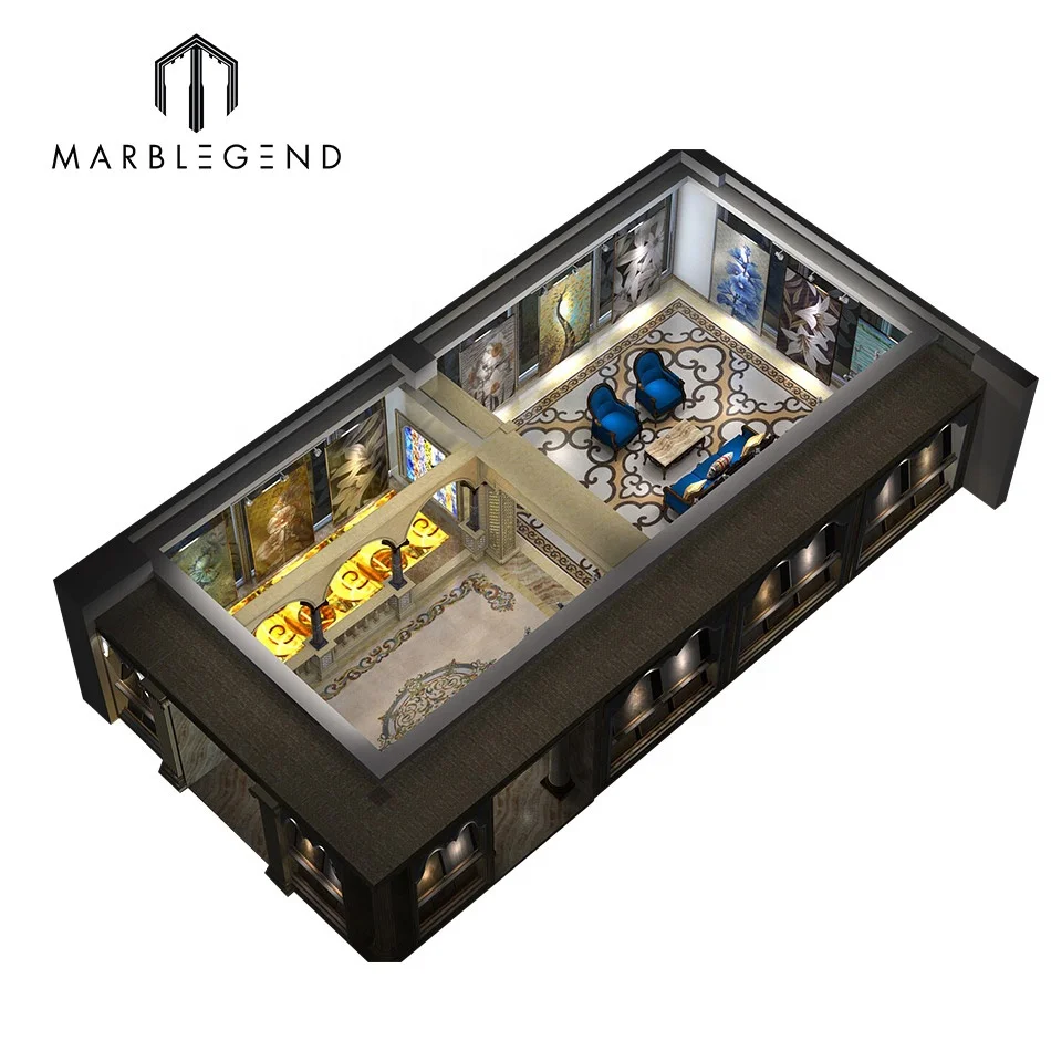 
PFM customized professional 3D max showroom interior design services 