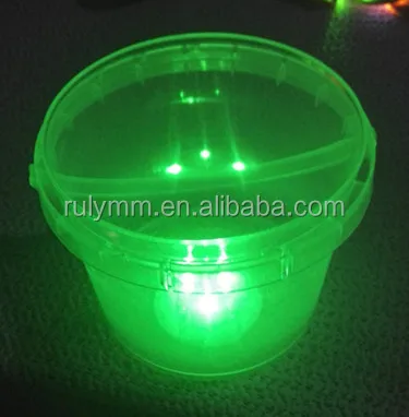 LED Light-Up Halloween Plastic Candy Bucket