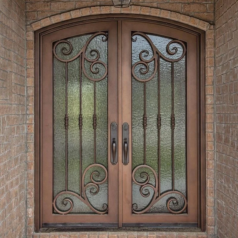 Iron fancy galvanized security entrance gates