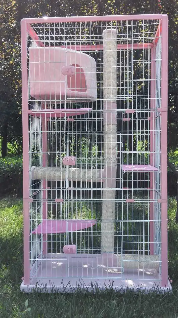QQPET New Dsign Cat Cage For Outdoors High Quality Cat Cage Trap