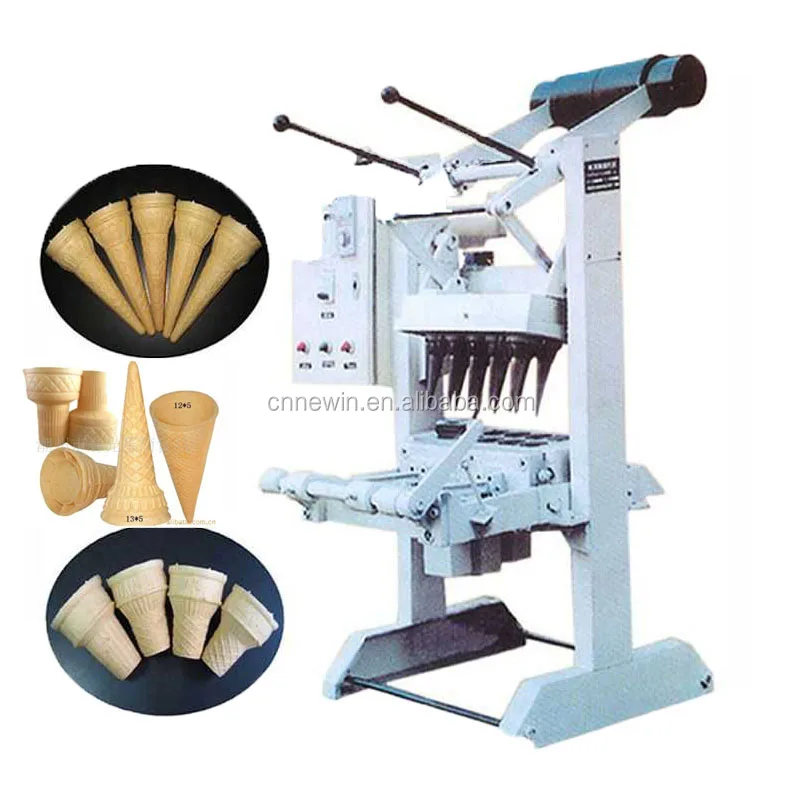 Новый дизайн, конусная машина для приготовления мороженого, вафель, печенья