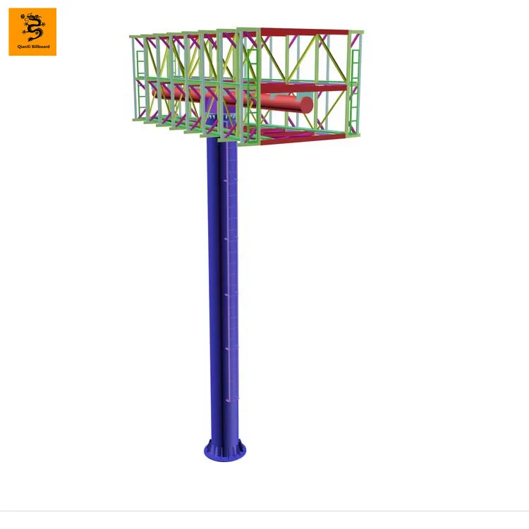 
Best quality best advertising outdoor structural signboard 