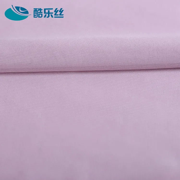 
factory custom garment suit lining 100% polyester interlock warp knitted fabric 