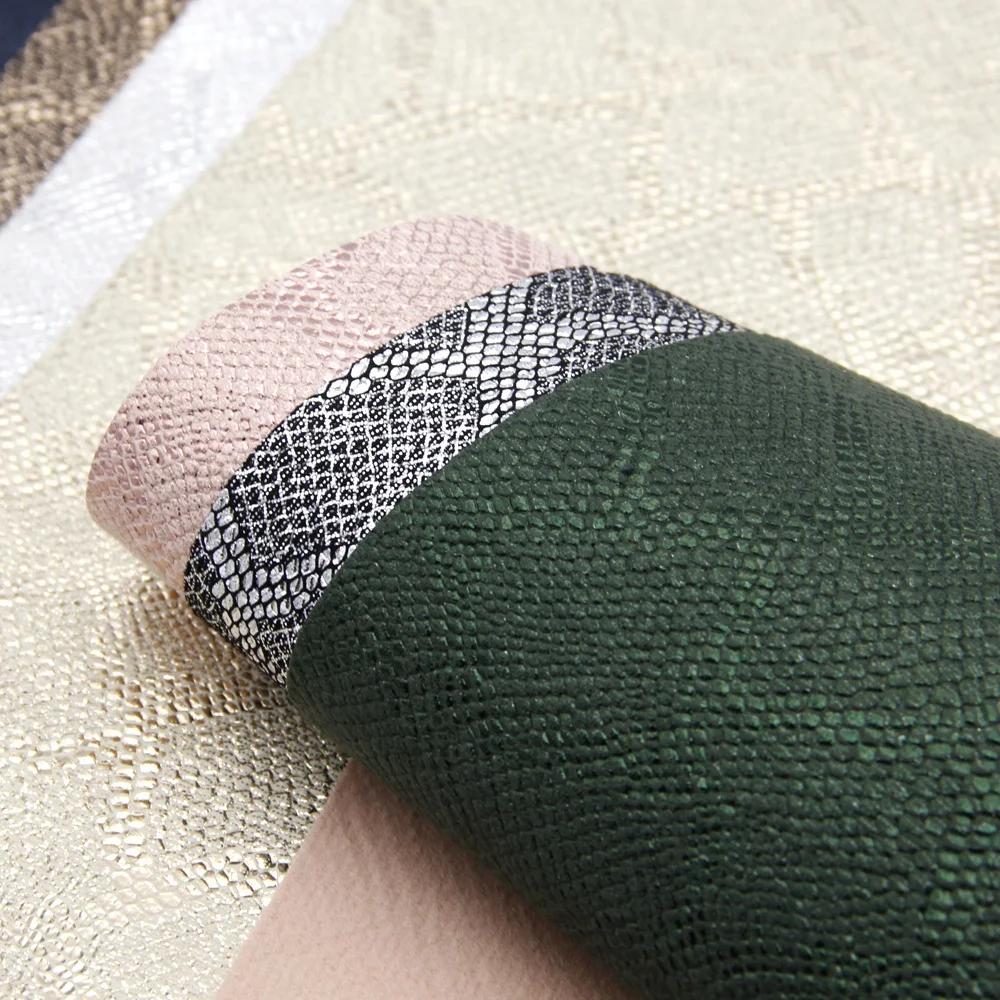 Искусственная искусственная кожа змеиная кожа для одежды сумки 70545