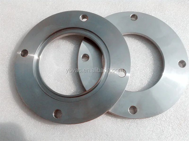 SS304 plain vacuum flanges DN80 welded type ISO1609