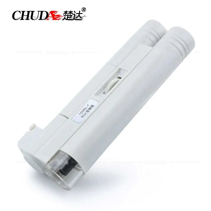 Мини Портативный микроскоп алмазное ювелирное изделие увеличительное стекло со светодиодной подсветкой