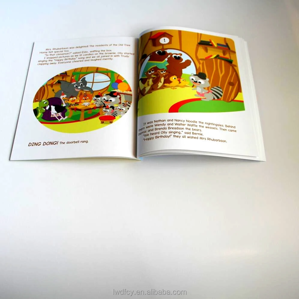 
China Factory Custom Colorful Offset Printing Children Book 