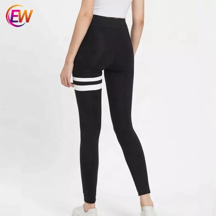 Best Selling Ladies Tights Asian Black And White Leggings