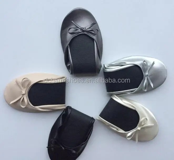 2023 colorful Wedding Flats for Guest & Rollable Dancing Ballet Slipper