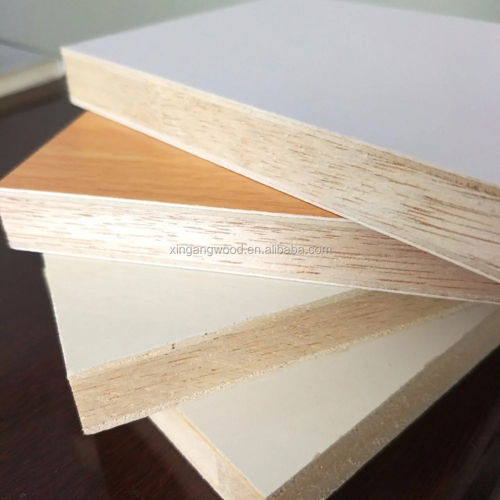 
XINGANG Furniture and decoration grade melamine block board/wood block board/malacca wood and albasia blockboard 