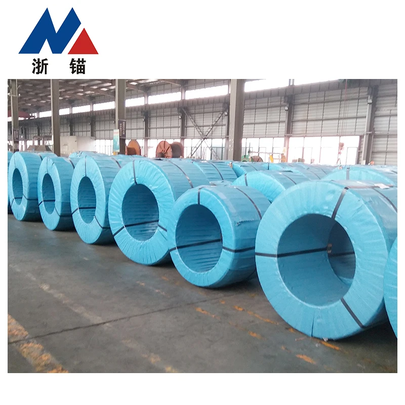 Prestressing material high tension cable 15.2mm high tensile 7 wire pc tension cable