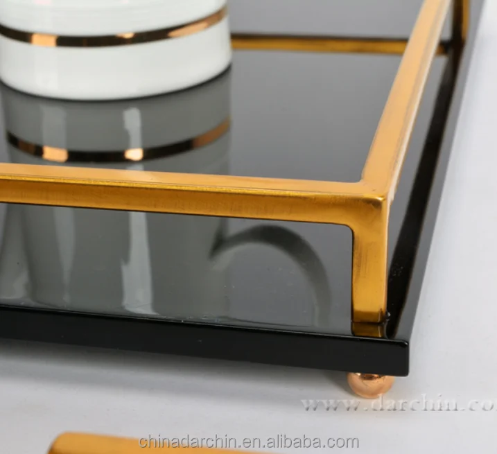 New Arrival Decorative Metal Tray Decoration Accessories