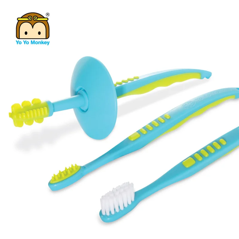 ODM/OEM plastic baby toothbrush set