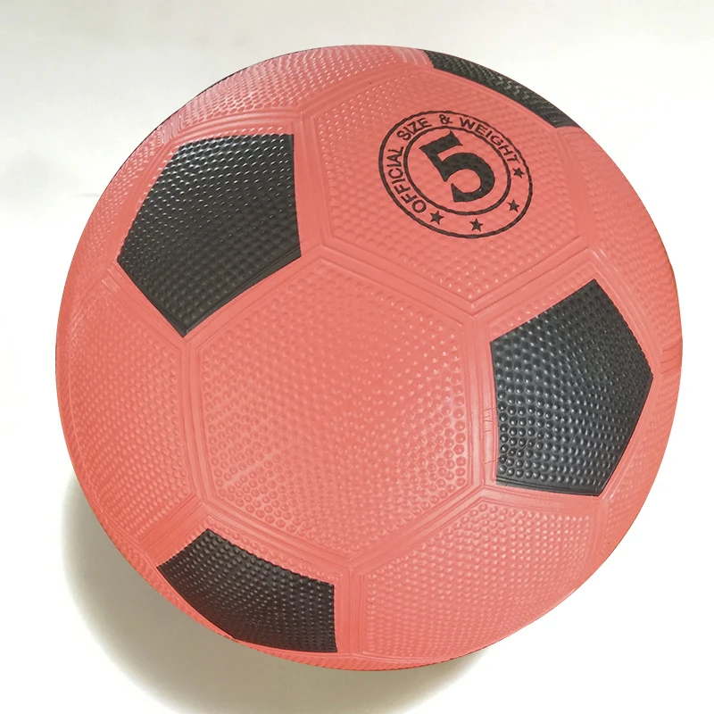 Colorful Custom Rubber Particle Surface Kids Soccer Ball Football