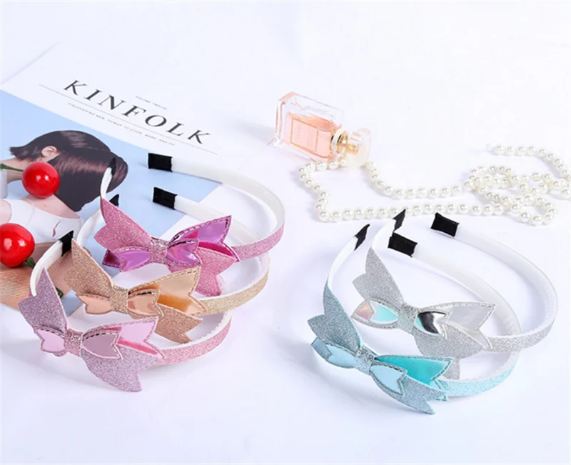Коллекция 2017 года, красивая и милая Высококачественная Детская повязка для волос с бантом, аксессуары для волос для девочек