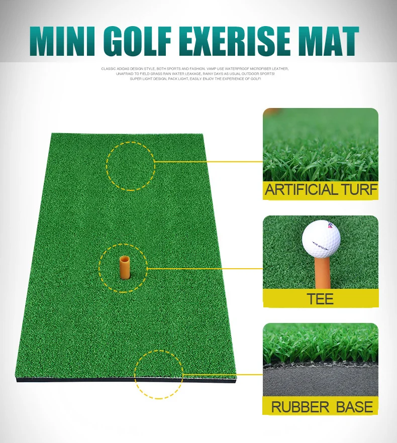30*60cm Golf driving range practice hitting mat driving chipping carpet