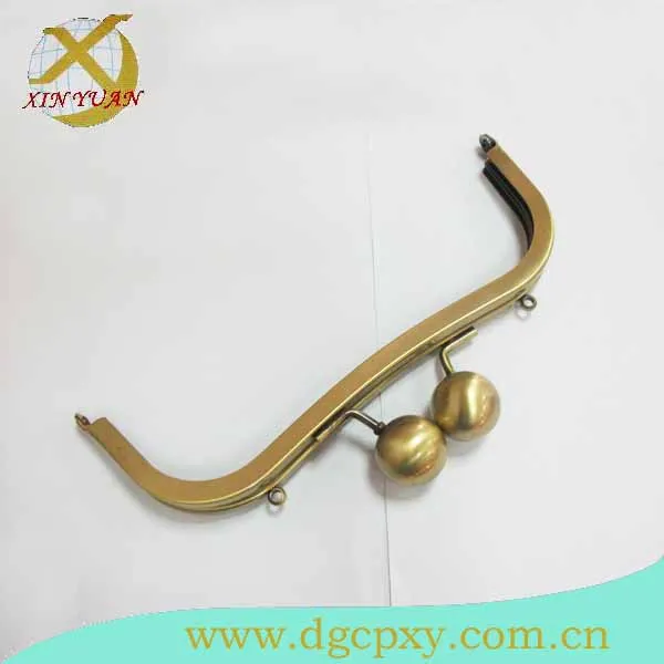 20.2*6.8cm Fashionable Big Head Handbag Metal Clasp Frame