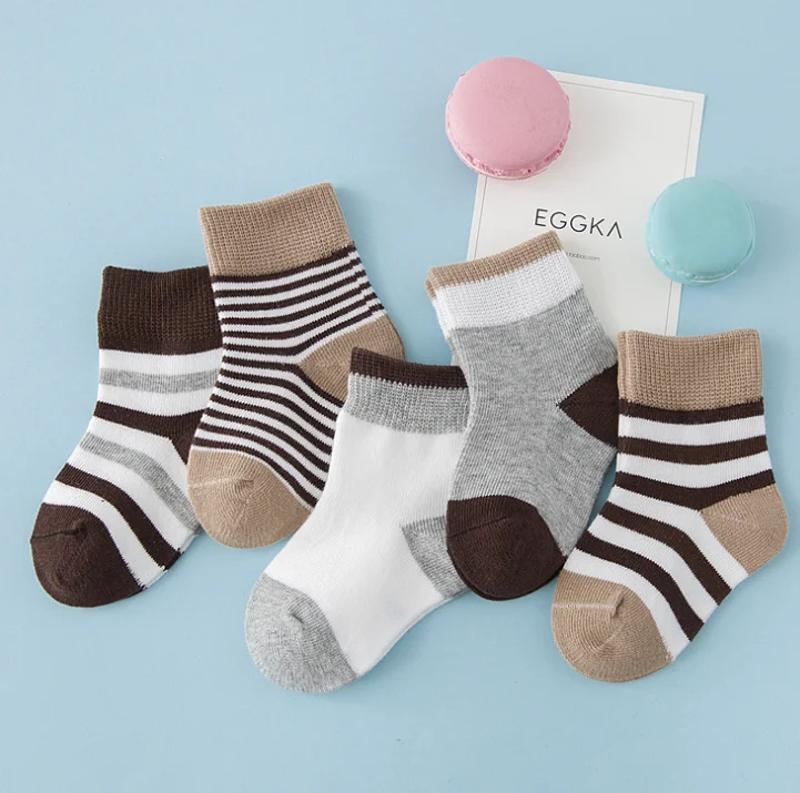 New children socks popular style cute fall and winter style baby socks breathable pure cotton baby socks