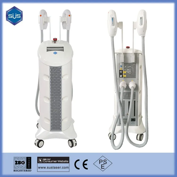 CE Dual System OPT E-light ipl vascular SHR Hair Removal Machine/ Elight SHR/ SHR Laser ipl lamp