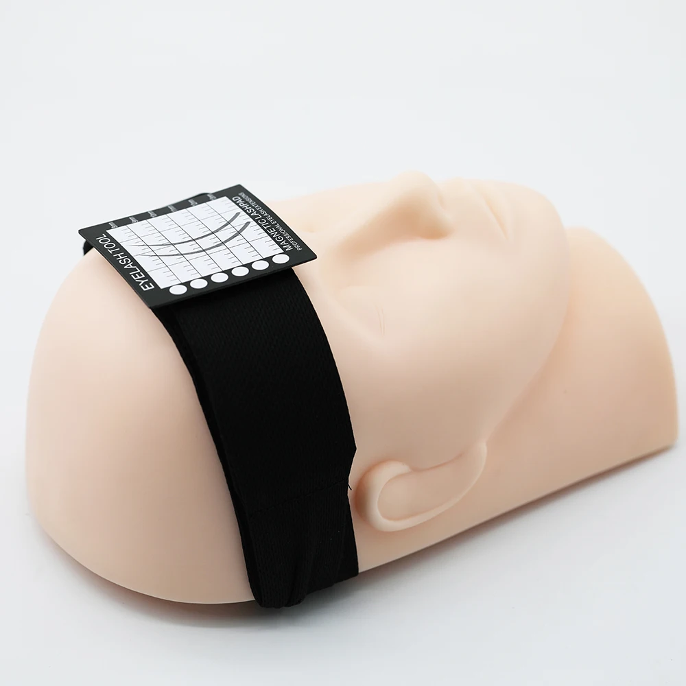 
Wholesale Training Mannequin Flat Head Practice Make Up Model Eyelash Extensions Closed Eyes lash Mannequin 