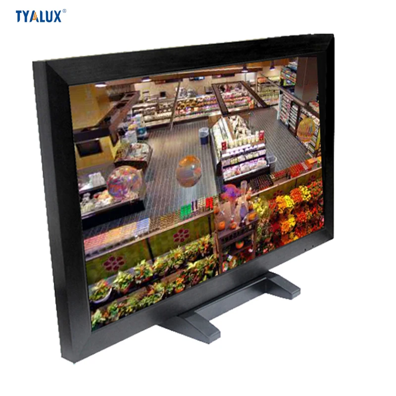 HD Digital Signage 15 дюймов безопасности ЖК-монитор