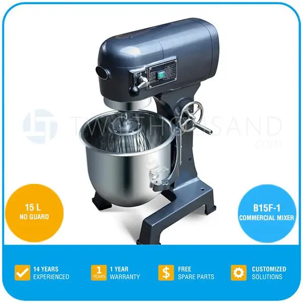 15L Planetary Food Mixer with Gear Transmission - B15F-1