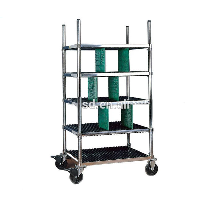 VERTICAL ESD PCB Magazine Storage Trolley